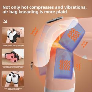 Mesin pemijat lutut terapi lampu merah, mesin pemijat lutut pereda nyeri sendi lutut fisioterapi pintar elektrik - Product Image 2
