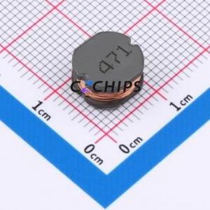 Inducteur de puissance FCD105-471K SMD, 10x9mm (Inductance : 470uH) (Précision : 10% Courant de saturation (Isat) : 870mA) - Product Image 1