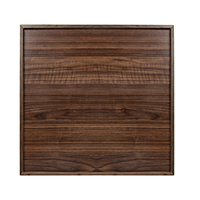 Plateaux de service carrés en bois de noyer, grand format, sur mesure, finition laquée artisanale, qualité commerciale, pour cuisine et restauration – Vente chaude