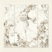 Panneau mural en porcelaine grand format 900x2700x9MM, effet pierre, blanc, anti-taches, imperméable, écologique, brillant
