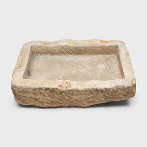 Fontaine d'eau moderne pour jardin à la maison avec bac à chevaux en calcaire antique Usine de pots en pierre ancienne naturelle Plateaux Offre Spéciale - Product Image 2