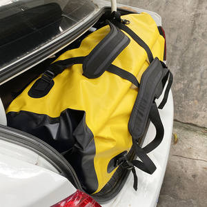 Toptan özel 70L 500D PVC branda su geçirmez kuru çanta Luggages seyahat çantası kamp yürüyüş için sırt çantası ile - Product Image 6