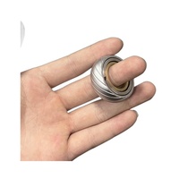 ADEdc DQ-885 Mechanischer Ring 1. Generation Fingerspitzen-Gyro-Spin Stressabbau Klassisches Spielzeug Metall Erwachsenen-EDC Fensterbox