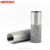 Boîtier de sonde en acier inoxydable fritté étanche IP66 HENGKO pour capteur d'humidité de serre intelligente et moniteur IoT industriel