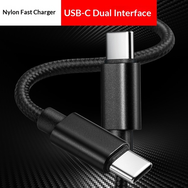 Nylon Braided PD Fast Charging USB-C Cable, High Speed Data Cord for Android Smartphones, Wholesale Bulk Supply