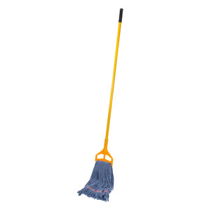 Geschlungene Schnur nasse Hochleistungs-Baumwoll mopp hersteller kommerzielle industrielle Eisenstangen backen klemme Boden reinigungs mops - Product Image 2