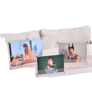 Acrylic <b>Photo</b> <b>Frame</b> Square Transparent Tabletop Home Decor Living Room Bedroom - Product Image 2