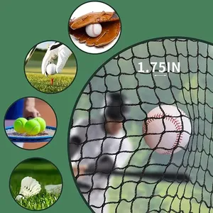 Jaula de Bateo de Béisbol BC01 de Bajo Precio, Equipo de Entrenamiento <span class=keywords><strong>con</strong></span> Marco de Fibra de Vidrio, Red de Poliéster Negra, Fuente de Alimentación, Hecho en Guangdong, China - Product Image 5