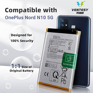 แบตเตอรี่ลิเธียมแบบชาร์จได้ Ventesy OEM รุ่น BLP815 สำหรับสมาร์ทโฟน OPPO <span class=keywords><strong>OnePlus</strong></span> <span class=keywords><strong>Nord</strong></span> <span class=keywords><strong>N10</strong></span> 5G ความจุ 4300mAh ได้รับการรับรองมาตรฐาน ROHS - Product Image 3