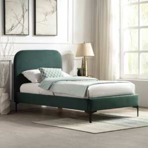 Moderno <span class=keywords><strong>letto</strong></span> per bambini in <span class=keywords><strong>velluto</strong></span> tessuto imbottito formato <span class=keywords><strong>singolo</strong></span> - Product Image 2