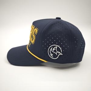 Casquette de baseball sportive imperméable avec broderie 3D en relief, broderie à la main, motif léopard à pois, design Dobby, fermeture snapback réglable, logo personnalisé - Product Image 3