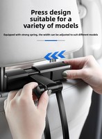 Support de tablette personnalisable YIXIN pour appuie-tête de siège arrière de voiture, support extensible pour iPad, support pliable pour téléphone portable en voiture