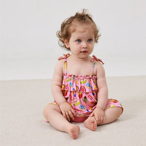 Venta al por mayor de mamelucos unisex para bebé, ecológicos, transpirables, de bambú, bonitos pijamas y peleles tejidos 100% de fibra de bambú - Product Image 4