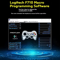 Control de Juego Inalámbrico Logitech F710 2.4G con Doble Vibración, D-pad de 4 Direcciones, para PC, Android TV, con Sensor de Movimiento