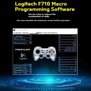 Control de Juego Inalámbrico Logitech F710 2.4G con Doble Vibración y D-pad de 4 Direcciones para PC, Android TV - Product Image 5