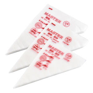 100 Piezas Manga Pastelera Desechable S/<span class=keywords><strong>M</strong></span>/L Bolsas de Confitería para Crema de Pastel Glaseado Fondant Decoración Utensilios de Cocina para Hornear - Product Image 1