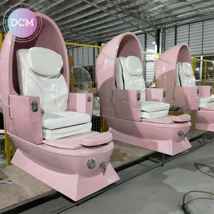 Nagels tudio Einfache rosa Eierform Fuß Spa Joy <span class=keywords><strong>Massage</strong></span> Sofa Maniküre Pediküre Stuhl mit Magnets trahl - Product Image 5