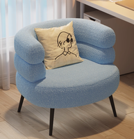 Fauteuil de salon, fauteuil de loisirs, fauteuil de maquillage, fauteuil de chambre à coucher avec application relaxante pour appartement, maison, bureau, chaises d'intérieur, lampe en polaire