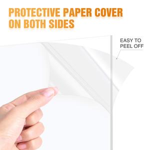 Pièces 5X7 (épaisseur réelle 1.0mm -1.2mm) feuilles acryliques en <span class=keywords><strong>plastique</strong></span> plexiglas extrudé transparent Love Europe carte de toile en <span class=keywords><strong>plastique</strong></span> - Product Image 2