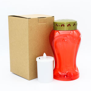 Bougies Électriques Bougies Lumineuses Croix Cimetière Mémorial Led Bougies Marqueurs de Tombes <span class=keywords><strong>pour</strong></span> Lumière au Sol Ampoule en Plastique Extérieure - Product Image 1