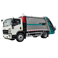Camion à ordures compacteur HaoWo 10CBM, poids total autorisé 14060 kg, véhicule de collecte des déchets municipaux