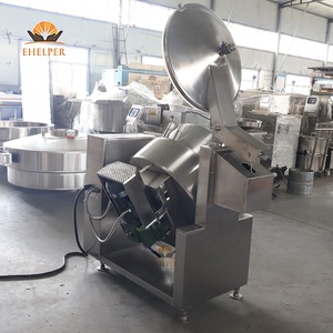 เครื่องผสมปรับความเร็วได้ 5-29 รอบต่อนาที พร้อมหม้อแบบเอียง สำหรับการกวนละเอียด การผลิต และการต้มน้ำเชื่อม ชิ้นส่วนที่สัมผัสอาหารทั้งหมดทำจากวัสดุที่ทนทาน - Product Image 3