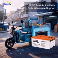 Batterie médicale pour fauteuil roulant 38.4V100AH 3.84KWh LiFePO4 de qualité automobile avec BMS intelligent et économie d'énergie pour tricycle électrique à 3 roues CE