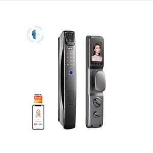 Cerradura de puerta inteligente con wifi, cierre facial con visor digital, aplicación tuya - Product Image 1