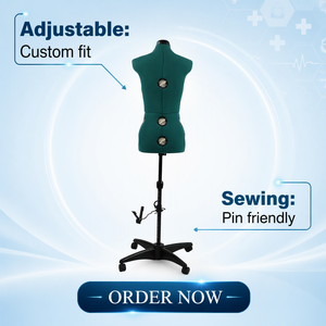 <span class=keywords><strong>Vente</strong></span> directe - <span class=keywords><strong>Mannequin</strong></span> de <span class=keywords><strong>couture</strong></span> pour femme en ABS vert aqua pour les tâches de mise en forme de vêtements - Product Image 1