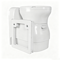 Kits de conversion pour camping-car, toilettes électriques escamotables 12V 24V, toilettes automatiques avec porte coulissante pour caravane, camping-car