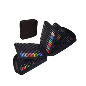 GF высокого качества для взрослых художников раскраски рисунок цветной живописи художественные канцелярские наборы 120 цветные карандаши с футляром на молнии