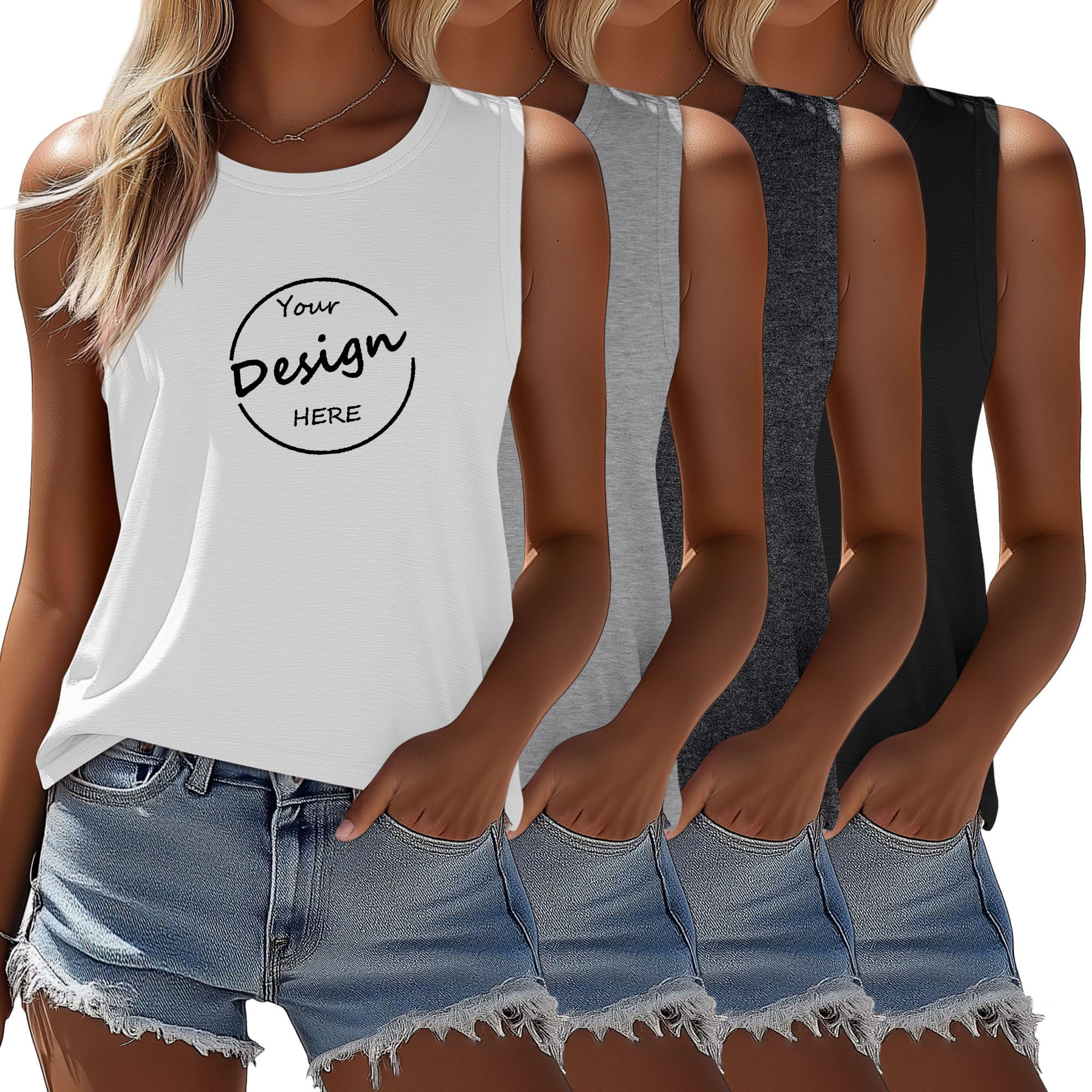 Ladies T Shirt High Quality Cotton Casual Style