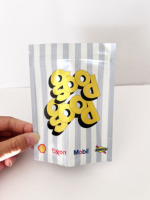 Pochette en plastique refermable personnalisée de qualité alimentaire pour le stockage des bonbons