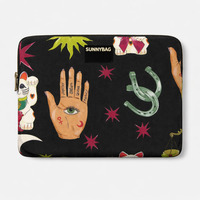 Housse d'ordinateur portable personnalisée de 14 pouces, étui pour tablette avec fermeture éclair, pochette de protection en cuir PU pour ordinateur portable