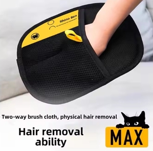 Hot Bán Hai-Cách Bàn Chải Vật Nuôi Tĩnh Điện Tóc Loại Bỏ Găng Tay Nhựa Tóc Dính Tạo Tác Lược Cho Mèo Và Chó - Product Image 4