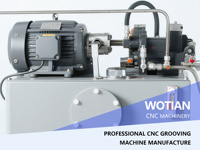 Machine à rainurer verticale CNC automatique WOTIAN 5300x2100x2000mm 380V triphasée pour la découpe de rainures en V sur tôles industrielles