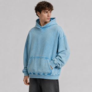 Sudaderas con Capucha para Hombre, Diseño OEM Personalizado, Fabricante, Impresión Premium, Venta al Por Mayor, 420 g/m², Talla Grande, 100% Algodón Francés Lavado - Product Image 3
