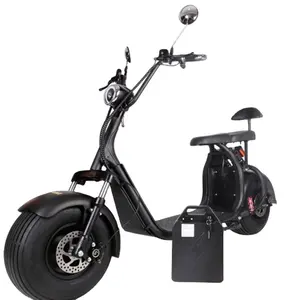 Citycoco en kaliteli yetişkin 1500w elektrikli ab stok scooter ile ucuz fiyat
