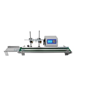 Máquina Automática de Llenado de Botellas de Vidrio y Plástico para 4 Botellas de Aceite, Alcohol, Ginebra, Perfume Esencial, con Cinta Transportadora - Product Image 2