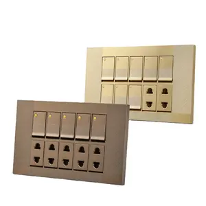 Modern style market high quality wall lighting electrical outlets and switcheswall sockets and switches