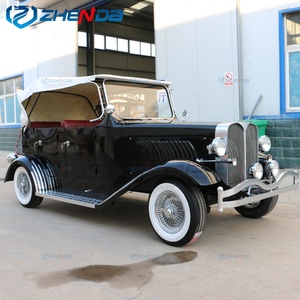 Voiture électrique vintage personnalisable Zhenda Classic Black Retro pour le tourisme, à vendre à bas prix avec 1 an de garantie - Product Image 4
