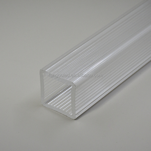 Tùy Chỉnh Trong Suốt Sọc Acrylic Ống Vuông PMMA Hình Chữ Nhật Vệt Ống Cứng Nhắc Acrylic Ống Cho Aquarium - Product Image 6