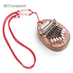 Kalimba Cadeau Mini Piano à Doigts en Cristal Cœur Fleur de Pêcher Jouet Kalimba Petit Instrument de Musique Vente en Gros - Product Image 3
