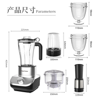 Blender Dapur Elektrik Pengolah Makanan Blender Buah Blender Smoothie Blender Terbaik Dunia