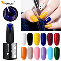 VENALISA Vernis à ongles en gel 15 ml, 42 couleurs, vente flash, gel UV LED à faire tremper, art des ongles, gel OEM, base coat, top coat, vernis à ongles, émail en gel