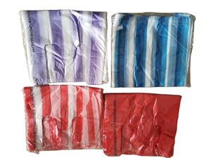 Sacs de courses en plastique HDPE rayés toutes couleurs pour usage quotidien, vente en gros - Product Image 4