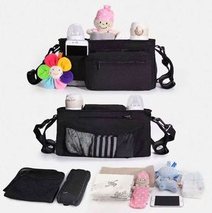 Organizador de Cochecito con Portavasos Aislado, Bolsa de Malla Desmontable, Universal para Cochecitos de Bebé (Muestra Gratis) - Product Image 4