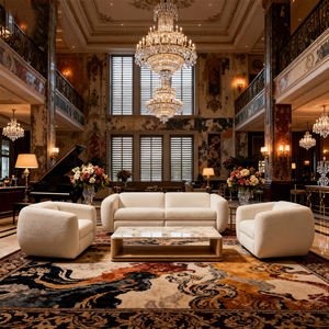 أريكة غرفة معيشة داخلية حديثة فاخرة لغرفة المعيشة فيلا سرير غرفة معيشة أريكة سرير مريح طقم - Product Image 3