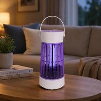Lampe anti-moustiques électrique portable USB rechargeable et écologique MS07 en ABS, piège à insectes pour la maison et le bureau