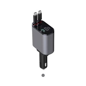 Wholesale Car Charger <b>Adapter</b> Black Color Plastic Fast Charging <b>USB</b> <b>C</b> Phone Charger <b>Adapter</b> for Sale - Product Image 1
